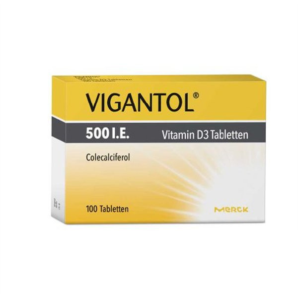 德国VIGANTOL®500 I.E维生素D3营养片VIGANTOL 500IE VIT D3 PZN:13155661,德国代购,第1张