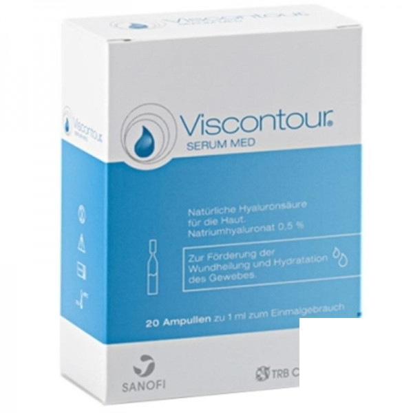 Viscontour 维诗朵 玻尿酸精华原液 20X1 ml PZN:1878495,德国代购,第1张