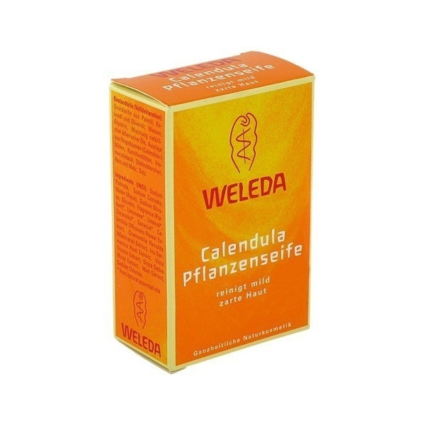 Weleda维蕾德金盏花植物婴儿润肤皂100g PZN:01476822