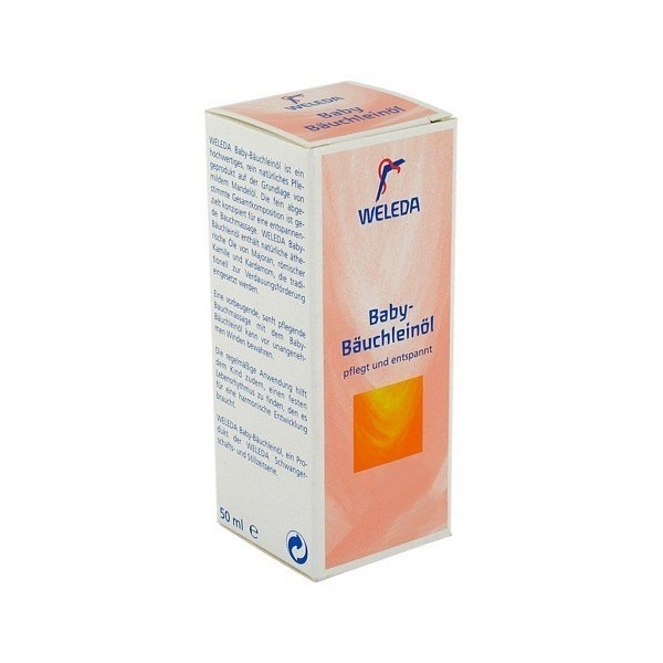 Weleda 维蕾德婴儿腹部按摩油50ml PZN:01830554,德国代购,第1张