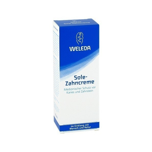 Weleda 维蕾德 有机海盐健齿牙膏 75ml PZN:02436546