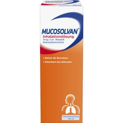 Mucosolvan 沐舒坦 咳化痰吸入溶液 雾化器吸入液 6岁+ 15 mg/ 2 ml 100ml,ddepin,第1张