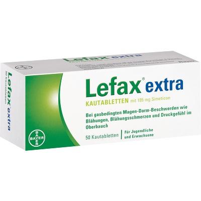 Lefax extra 缓解胃胀气咀嚼片 50片