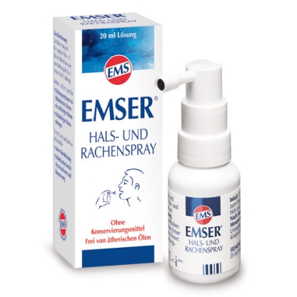 Emser 成分盐水喷喉剂 0岁+ 20ml  缓解咽喉不适 适用性强,ddepin,第1张