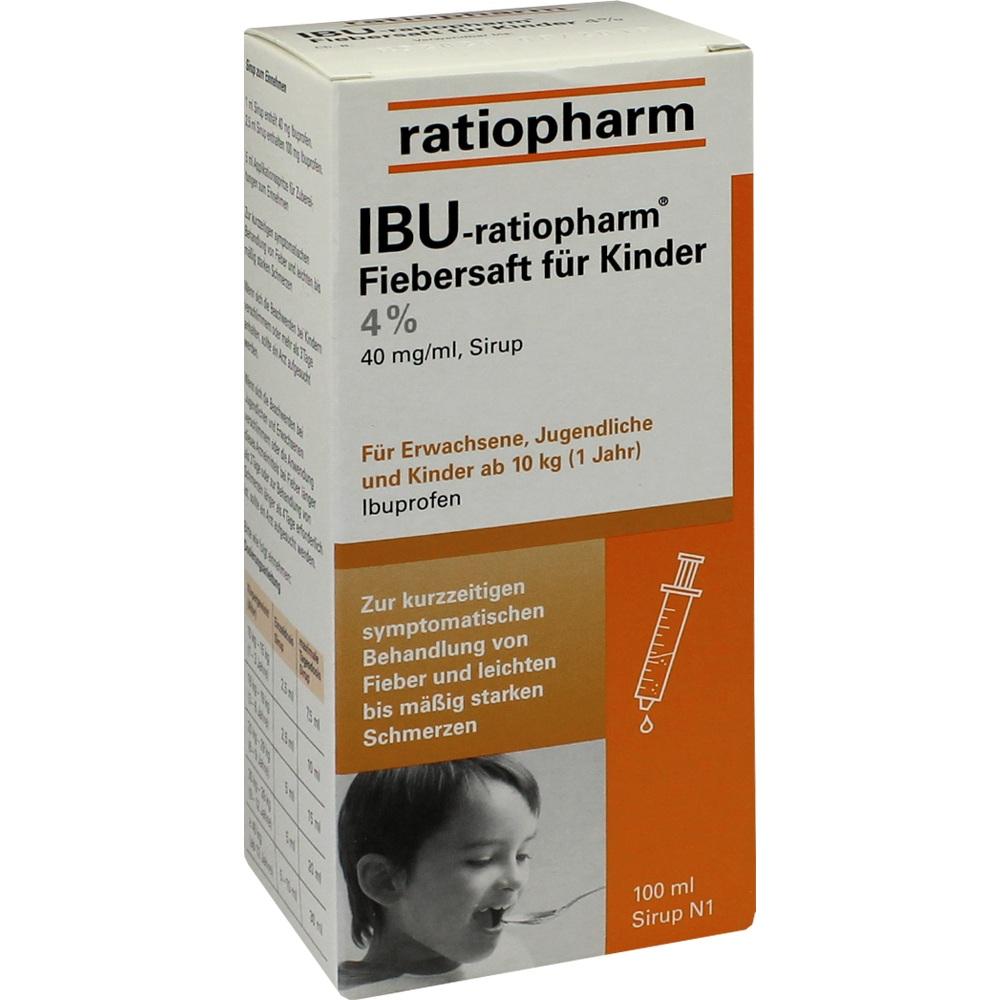 IBU RATIOPHARM 儿童解热糖浆 100ml,ddepin,第1张