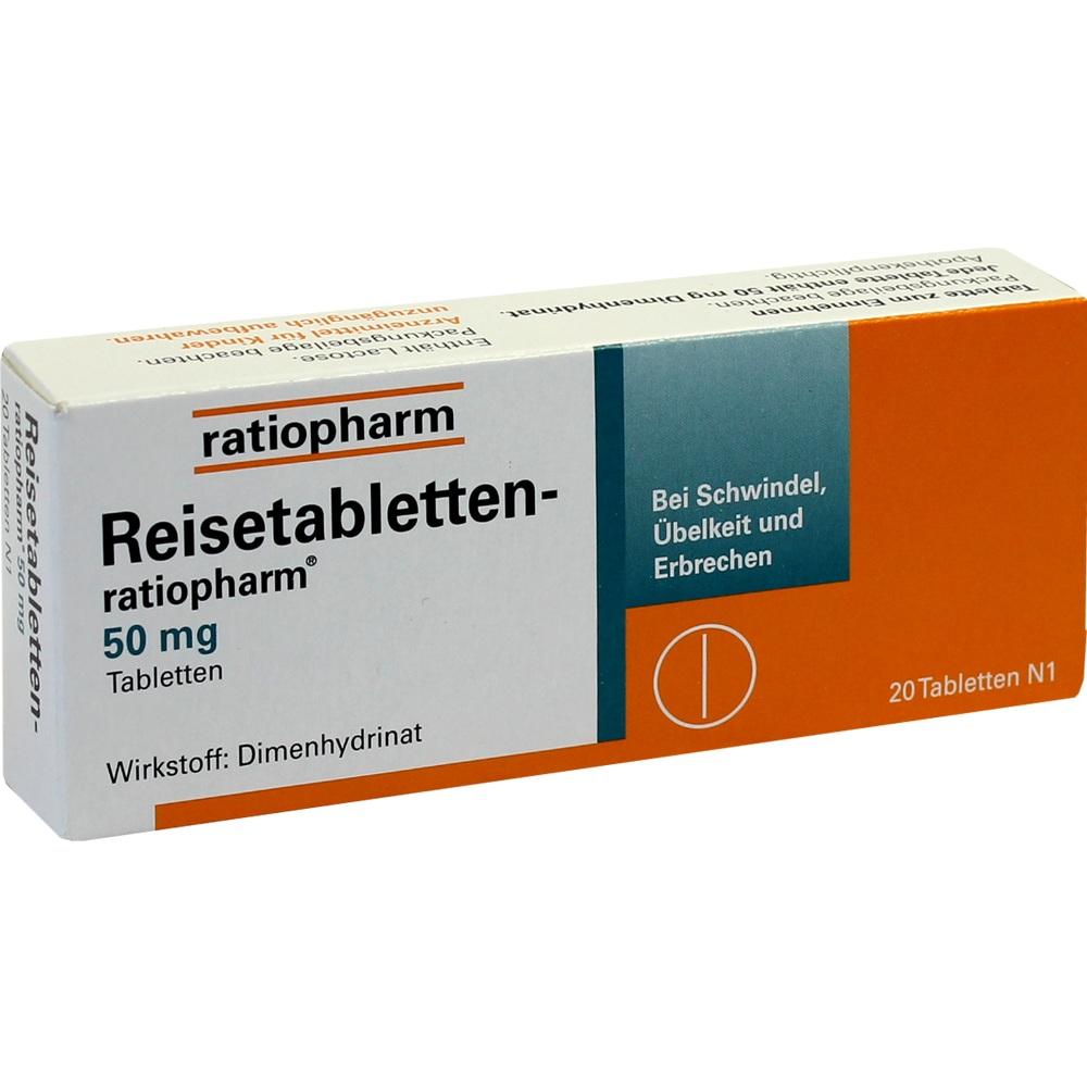 Ratiopharm 晕车药 20片,ddepin,第1张