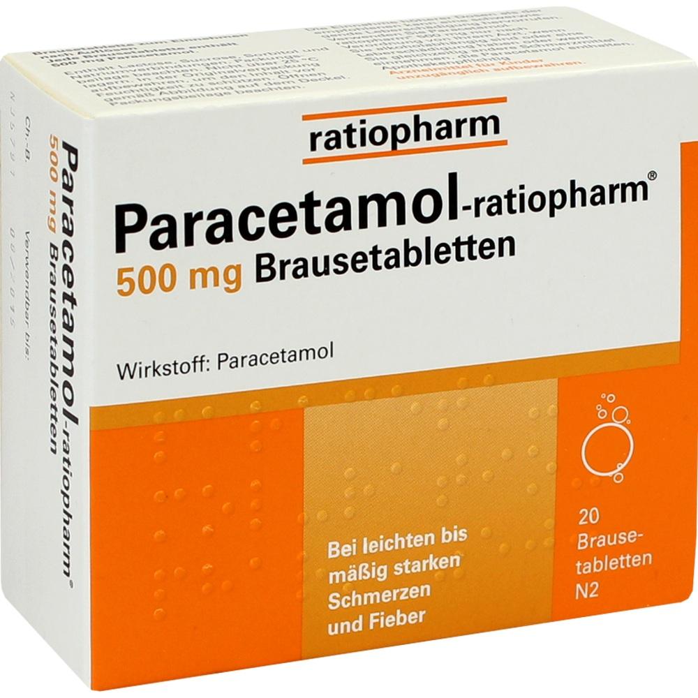 ratiopharm 500mg扑热息退烧咀嚼含片 11岁+ 20片