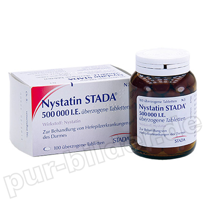 NYSTATIN STADA 制霉菌素片 100片 针对肠道酵母菌感染有效 孕期哺乳期可用